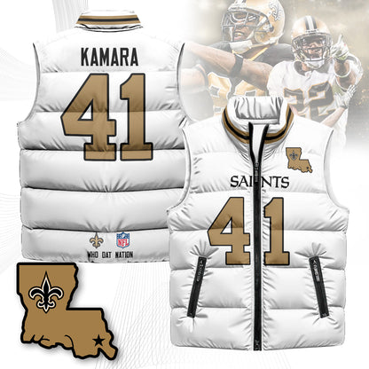 New Orleans Saints Unisex Puffer Vest