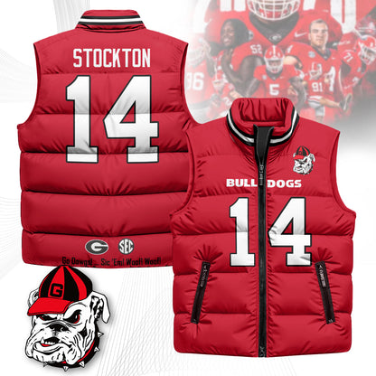 Georgia Bulldogs Unisex Puffer Vest