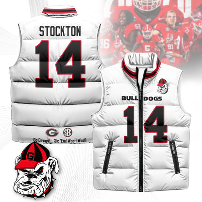 Georgia Bulldogs Unisex Puffer Vest