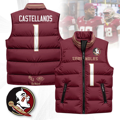 Florida State Seminoles Unisex Puffer Vest