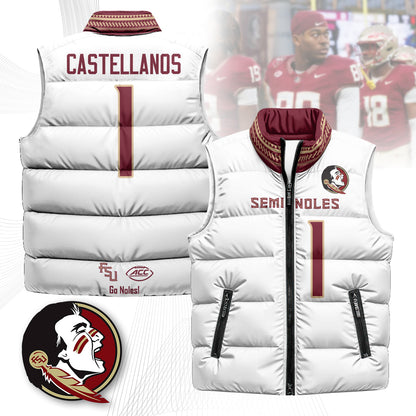 Florida State Seminoles Unisex Puffer Vest
