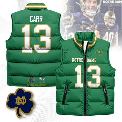 Notre Dame Fighting Irish Unisex Puffer Vest