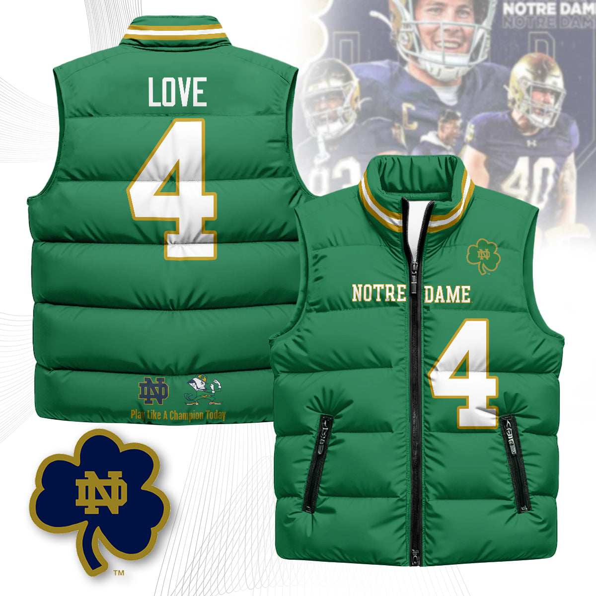 Notre Dame Fighting Irish Unisex Puffer Vest