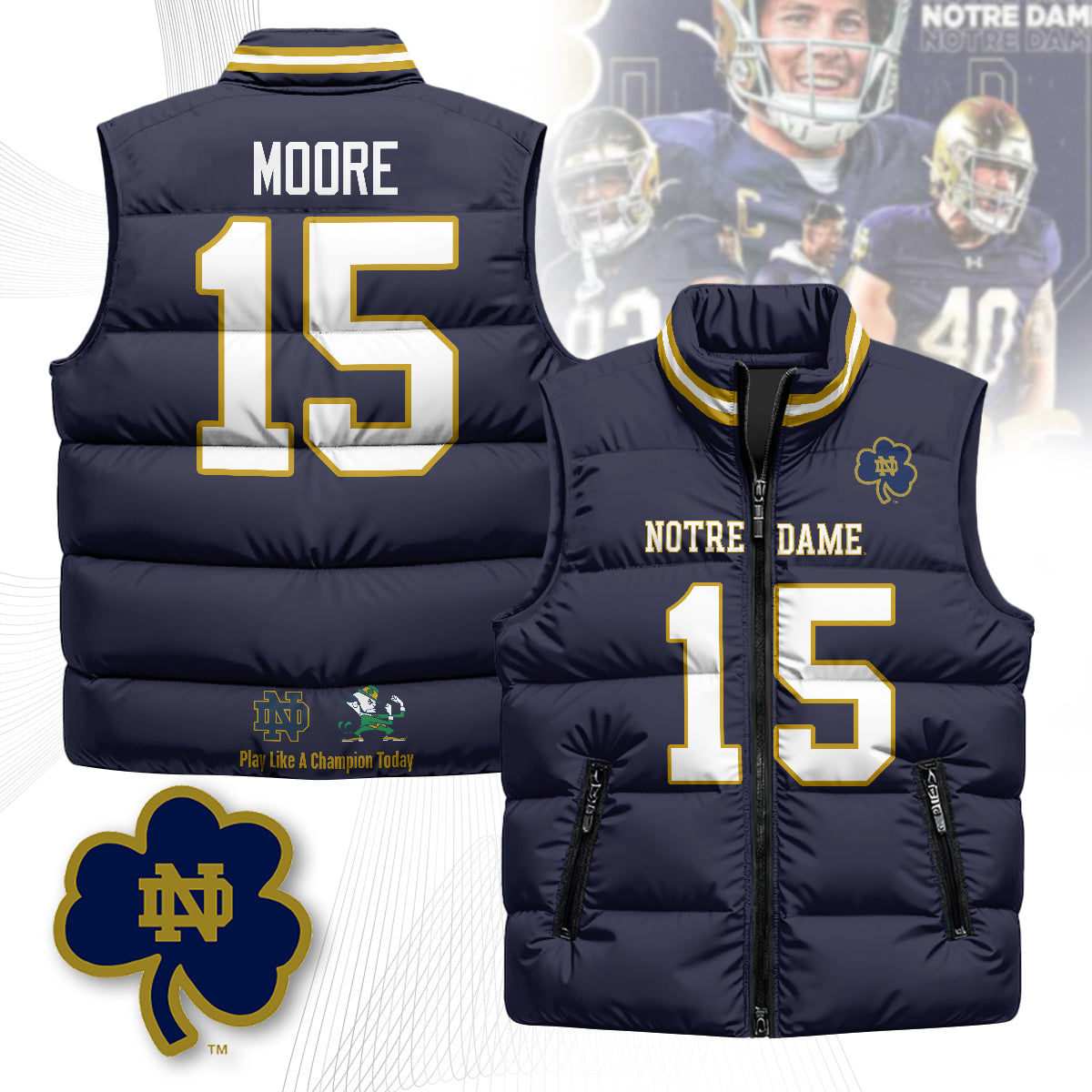 Notre Dame Fighting Irish Unisex Puffer Vest