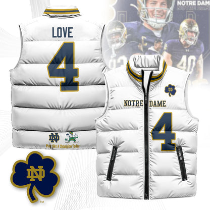 Notre Dame Fighting Irish Unisex Puffer Vest