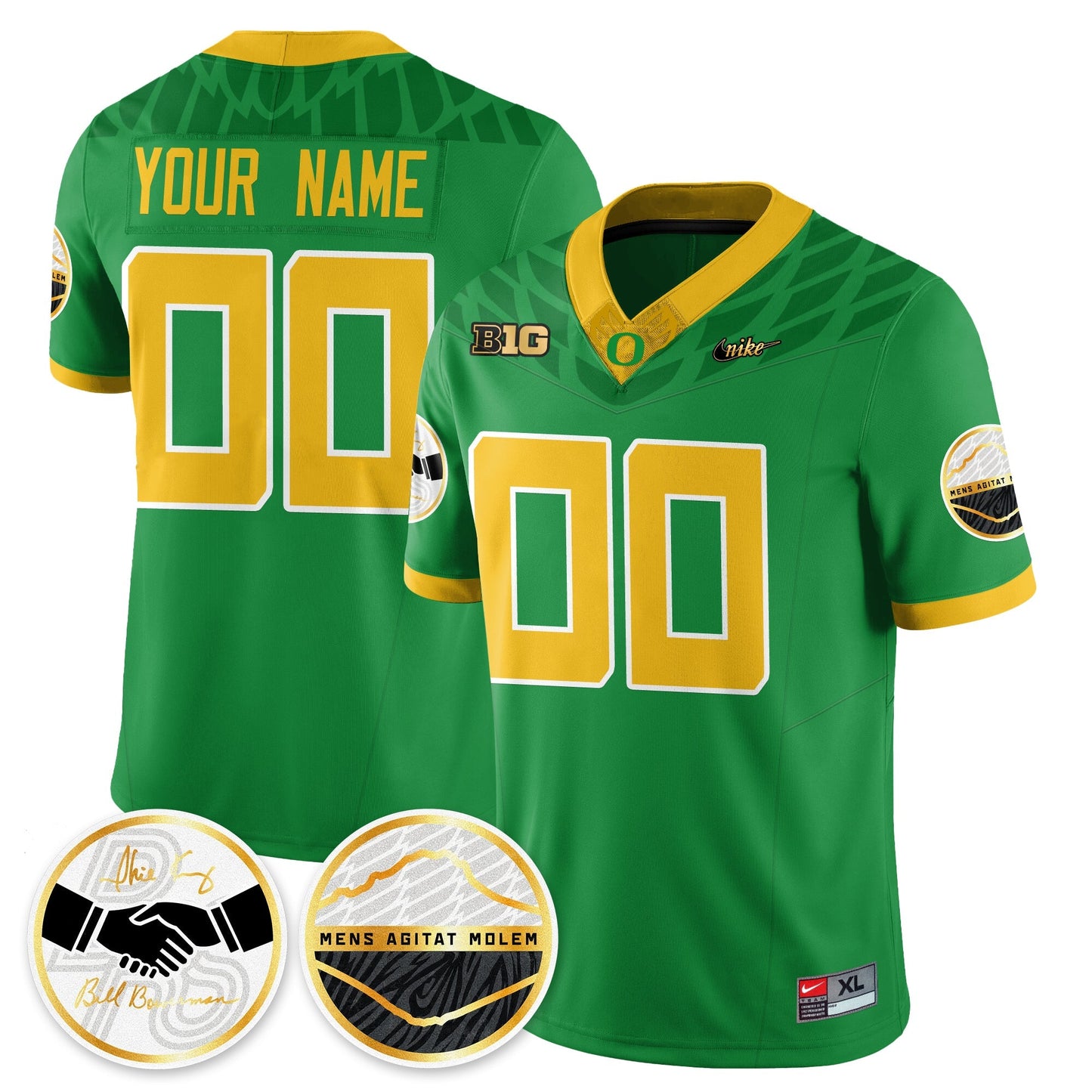 Oregon Ducks 2025 "Shoe Duck" Custom Jersey - All Stitched