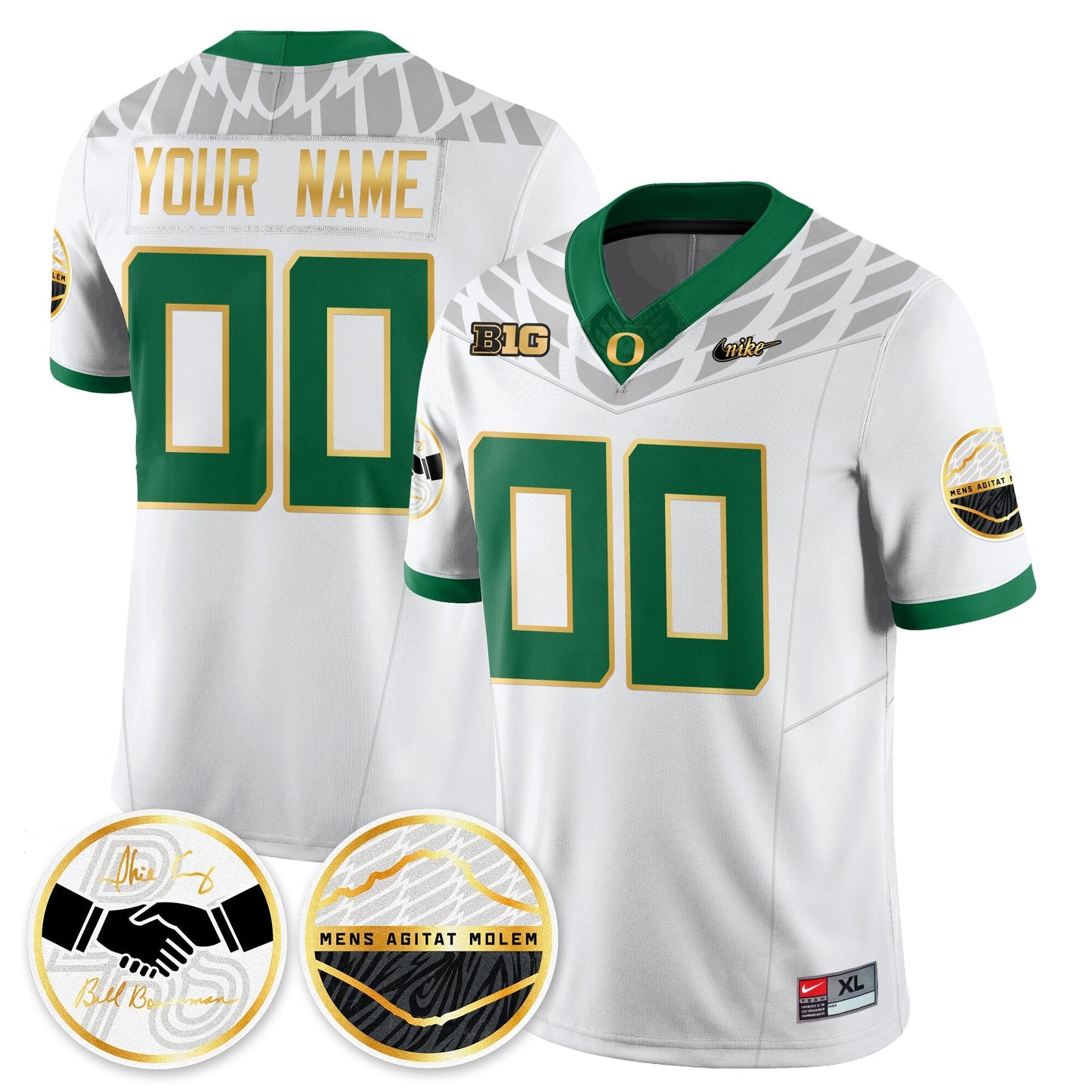 Oregon Ducks 2025 "Shoe Duck" Custom Jersey - All Stitched