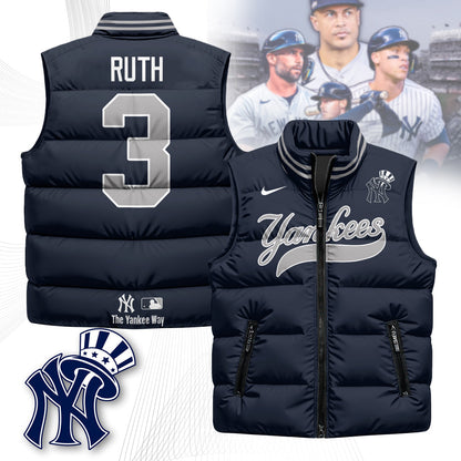 New York Yankees Unisex Puffer Vest