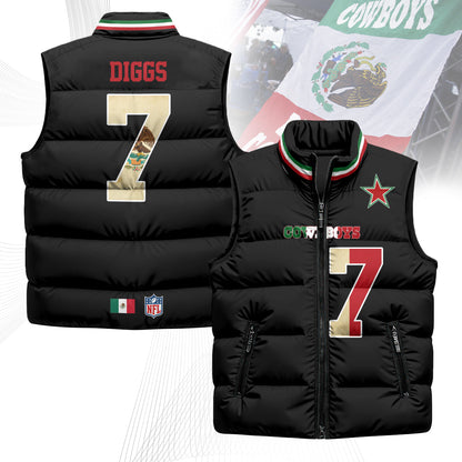Dallas Cowboys Mexico Puffer Vest
