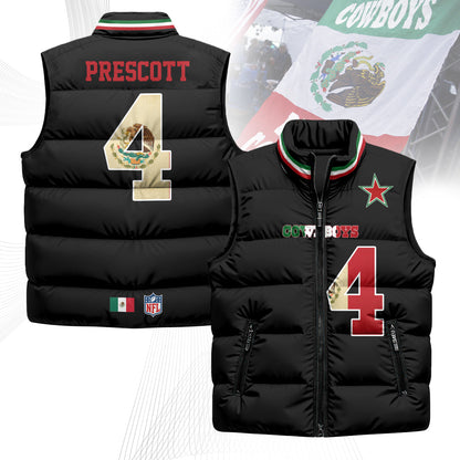 Dallas Cowboys Mexico Puffer Vest