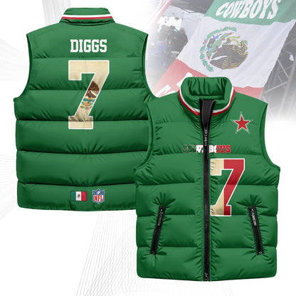 Dallas Cowboys Mexico Puffer Vest