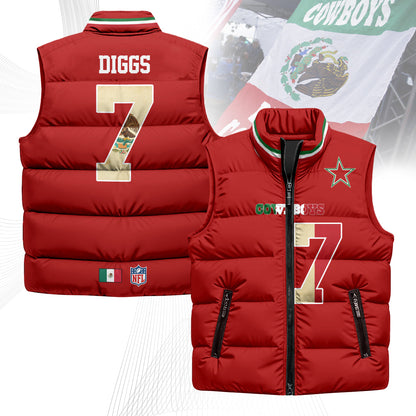 Dallas Cowboys Mexico Puffer Vest