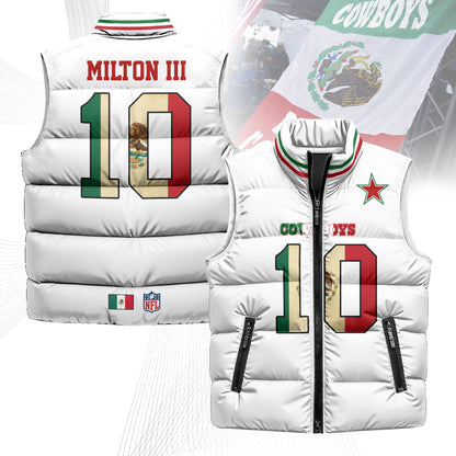 Dallas Cowboys Mexico Puffer Vest