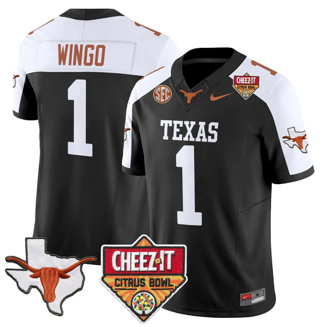 TEX 2025 State Map & Citrus Bowl Patch Vapor Limited Jersey - All Stitched