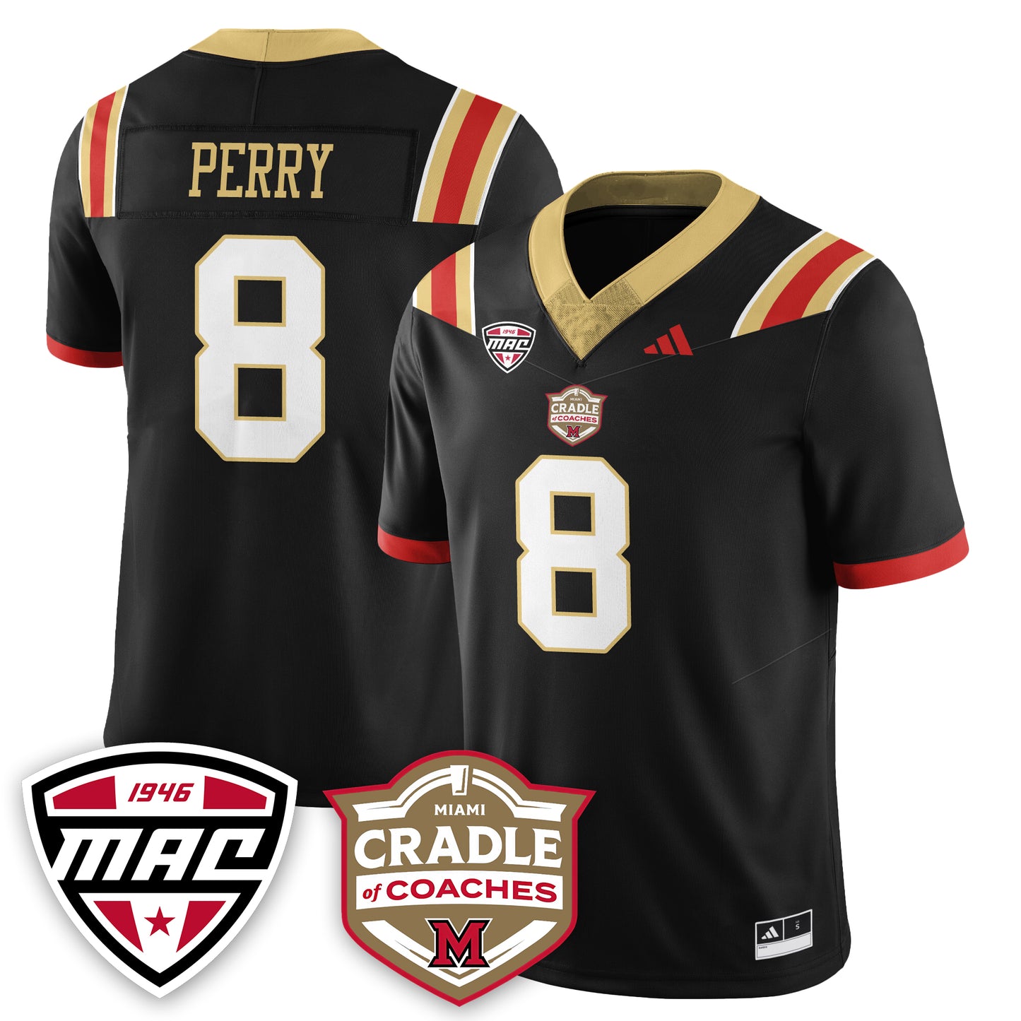 Miami RedHawks Football "Cradle of Coaches" Vapor Limited Jersey - All Stitched