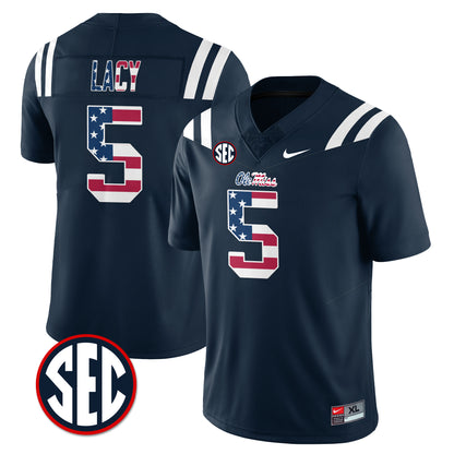 Ole Miss Rebels Football Military Appreciation Jersey - All Stitched