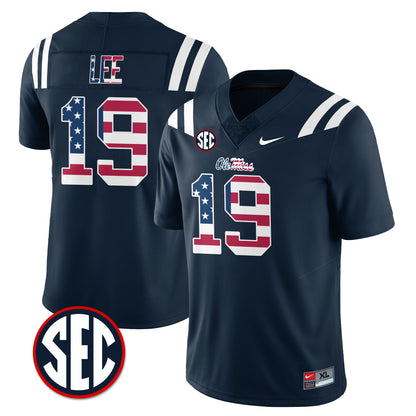 Ole Miss Rebels Football Military Appreciation Jersey - All Stitched