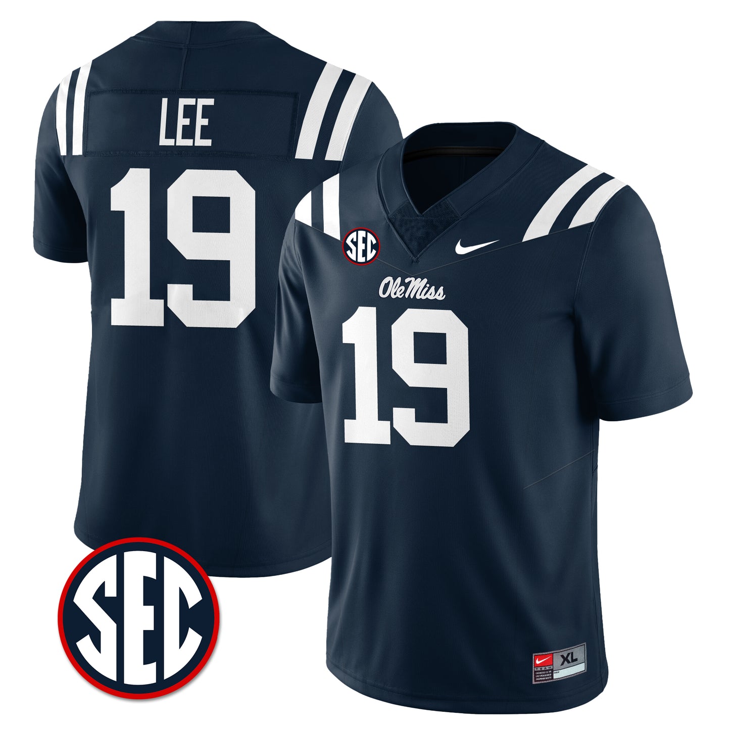 Ole Miss Rebels Football Military Appreciation Jersey - All Stitched