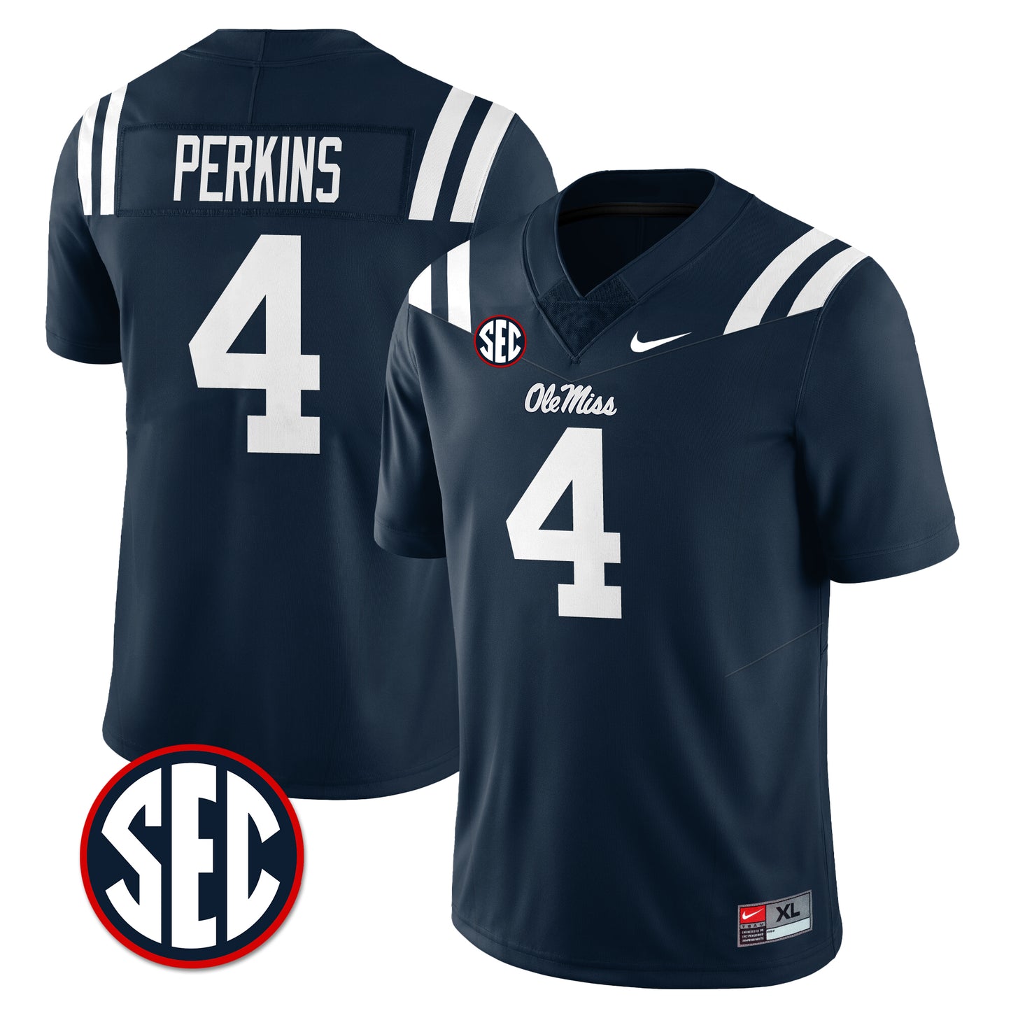 Ole Miss Rebels Football Military Appreciation Jersey - All Stitched