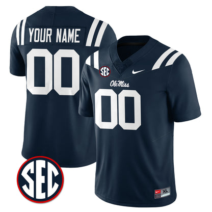 Ole Miss Rebels Football Military Appreciation Custom Jersey - All Stitched