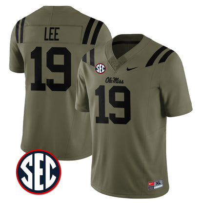 Ole Miss Rebels Football Military Appreciation Jersey - All Stitched