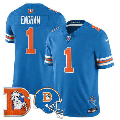 DEN Throwback Vapor Limited Jersey - All Stitched