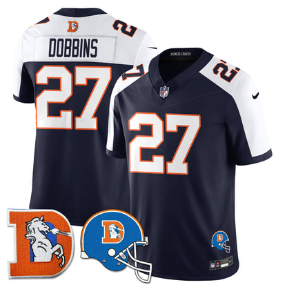 DEN Throwback Vapor Limited Jersey - All Stitched