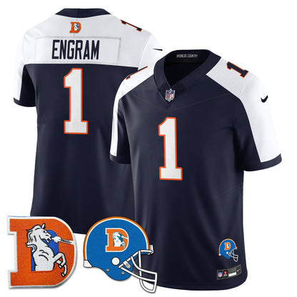 DEN Throwback Vapor Limited Jersey - All Stitched