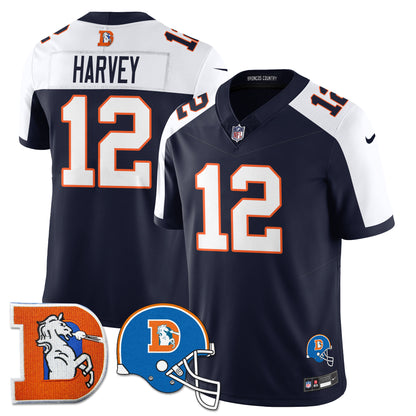DEN Throwback Vapor Limited Jersey - All Stitched