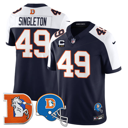 DEN Throwback Vapor Limited Jersey - All Stitched