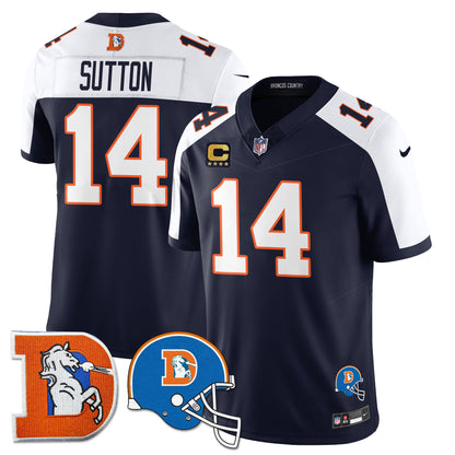 DEN Throwback Vapor Limited Jersey - All Stitched