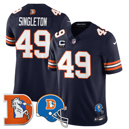 DEN Throwback Vapor Limited Jersey - All Stitched