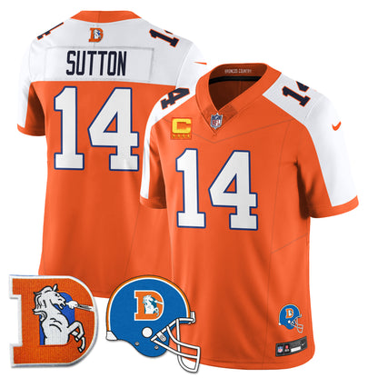 DEN Throwback Vapor Limited Jersey - All Stitched