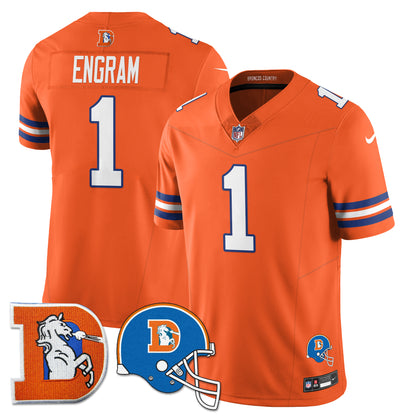 DEN Throwback Vapor Limited Jersey - All Stitched