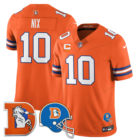 DEN Throwback Vapor Limited Jersey - Stitched