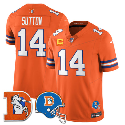 DEN Throwback Vapor Limited Jersey - All Stitched