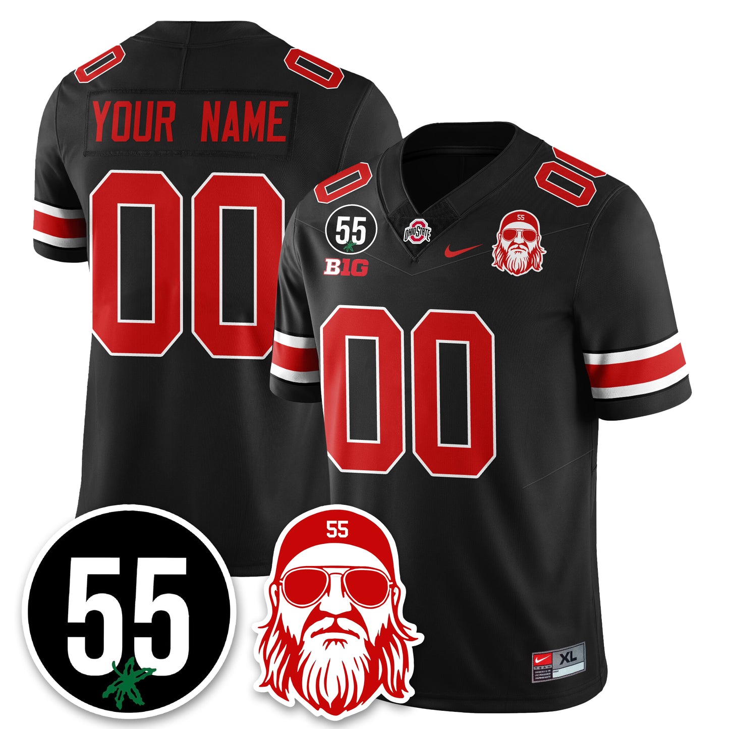 OSU Vapor Limited Jersey - Nick Mangold Patch - All Stitched
