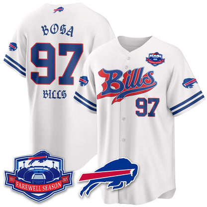 BUF Born x Raised Baseball Jersey - All Stitched