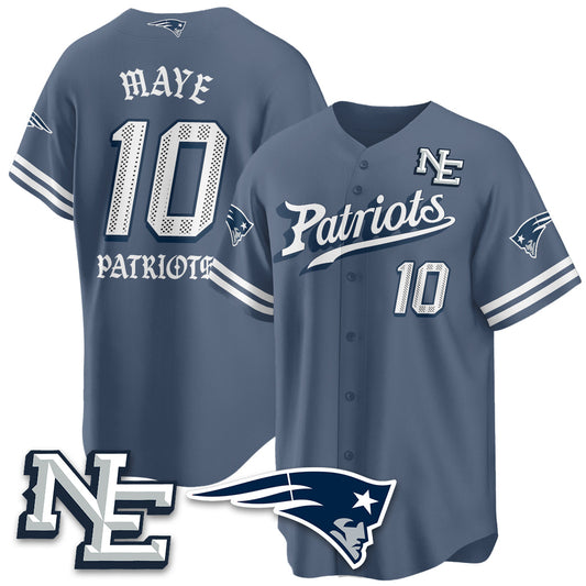 NE Born x Raised Baseball Jersey - Stitched