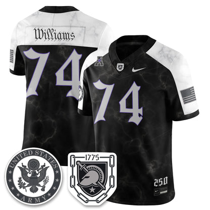 Army Black Knights Vapor Limited Jersey - 250 Years of Service and Sacrifice - All Stitched