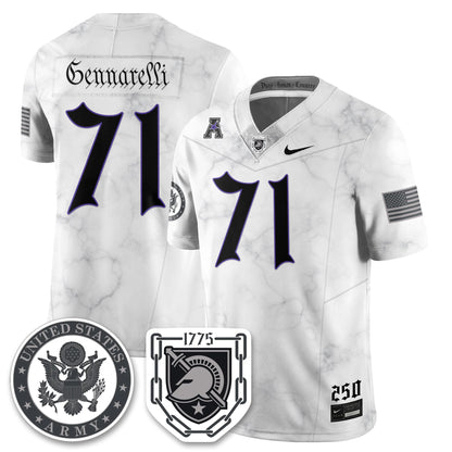 Army Black Knights Vapor Limited Jersey - 250 Years of Service and Sacrifice - All Stitched