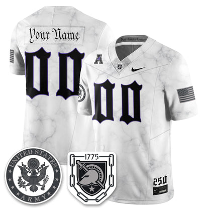 Army Black Knights Vapor Limited Jersey - 250 Years of Service and Sacrifice - All Stitched
