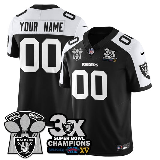 Custom LVR 3-Time Champions Patch Vapor Limited Jersey - Stitched