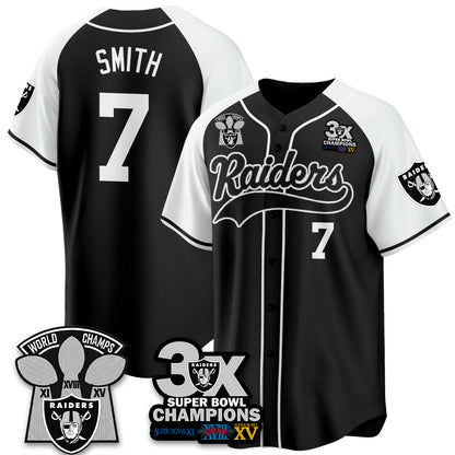LVR 3-Time Champions Patch Limited Baseball Jersey - All Stitched