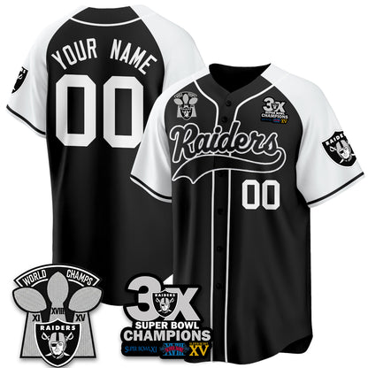LVR 3-Time Champions Patch Limited Baseball Jersey - All Stitched