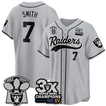 LVR 3-Time Champions Patch Limited Baseball Jersey - All Stitched