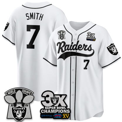 LVR 3-Time Champions Patch Limited Baseball Jersey - All Stitched