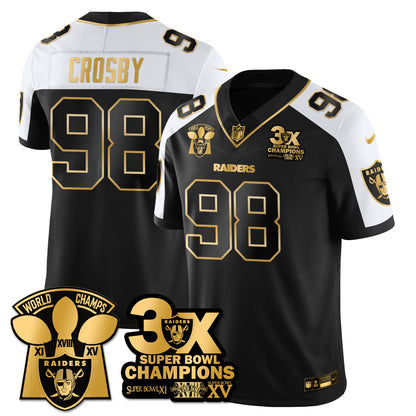 LVR 3-Time Champions Patch Vapor Limited Jersey - All Stitched
