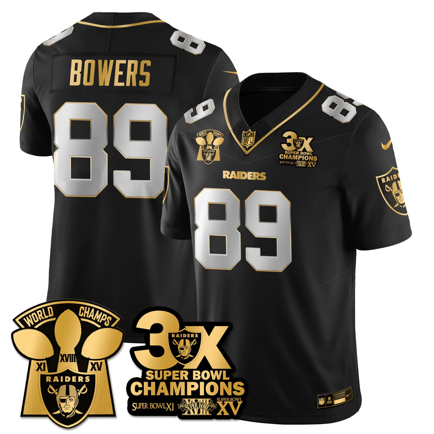 LVR 3-Time Champions Patch Vapor Limited Jersey - All Stitched