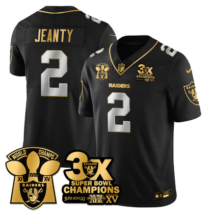 LVR 3-Time Champions Patch Vapor Limited Jersey - All Stitched